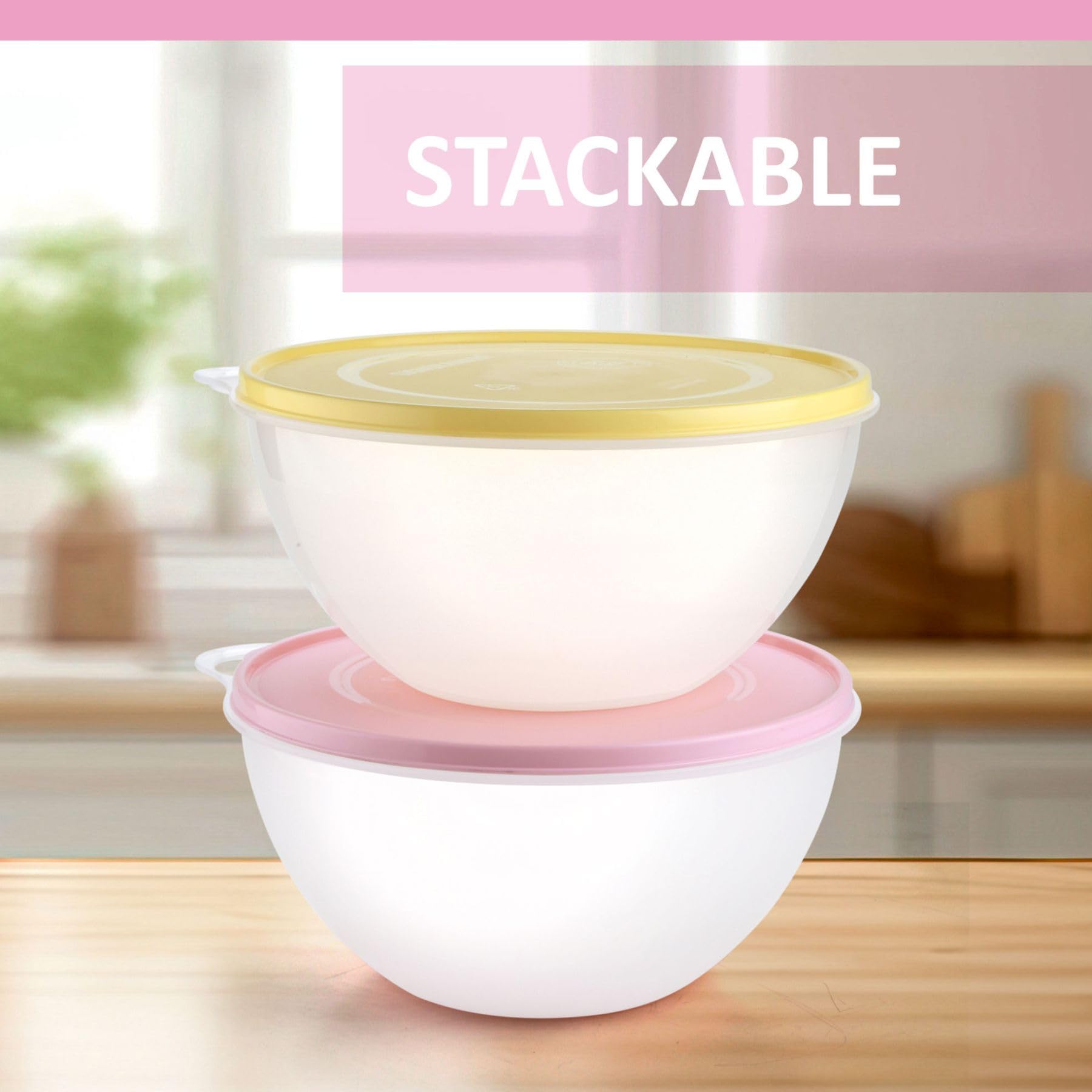 Signora Ware diseño apilable para despensa y refrigerador