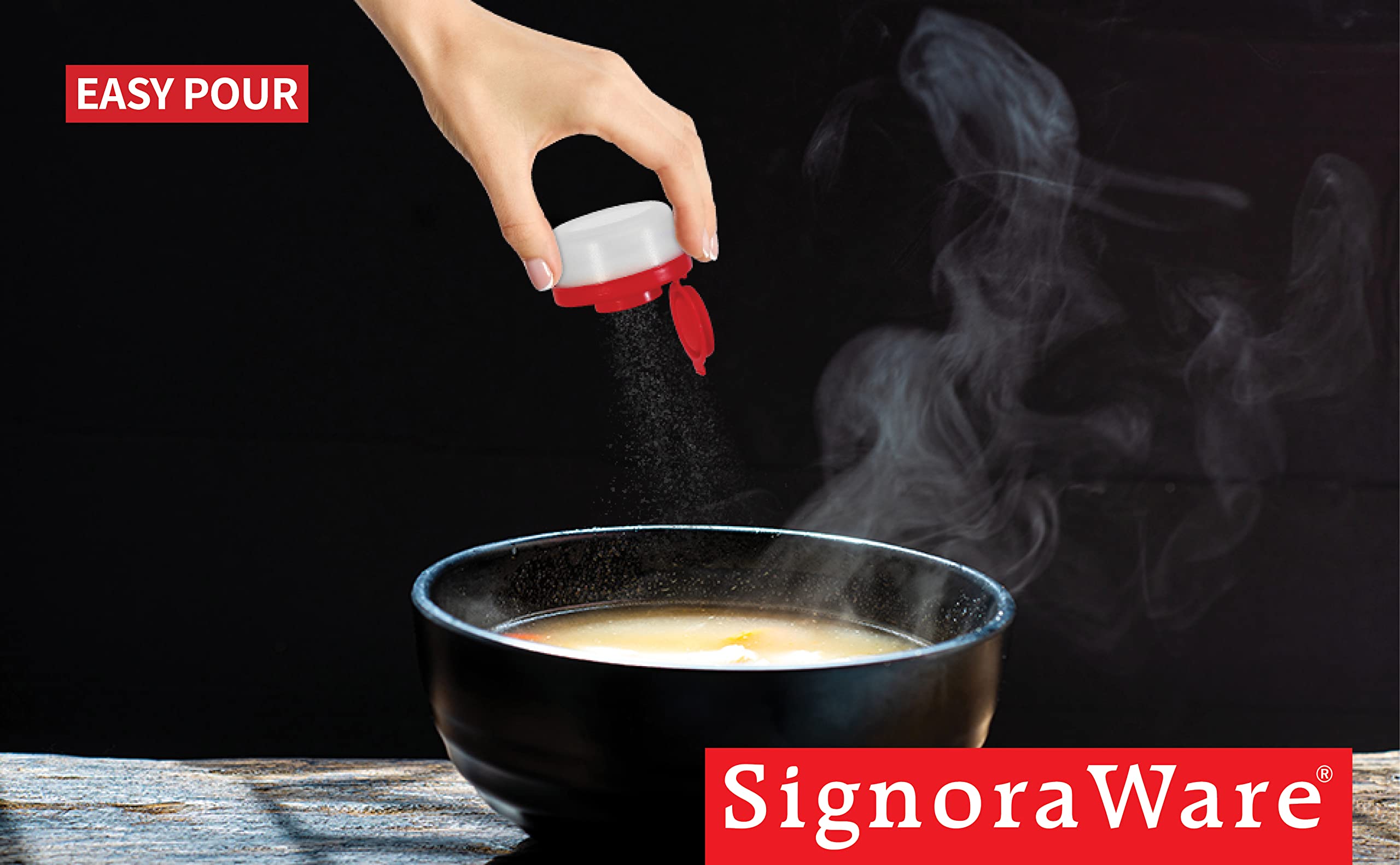 SIGNORA WARE ideal para aventuras al aire libre, conjunto práctico para guardar especias.