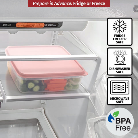 Envase libre de BPA SIGNORA WARE para almacenamiento seguro.