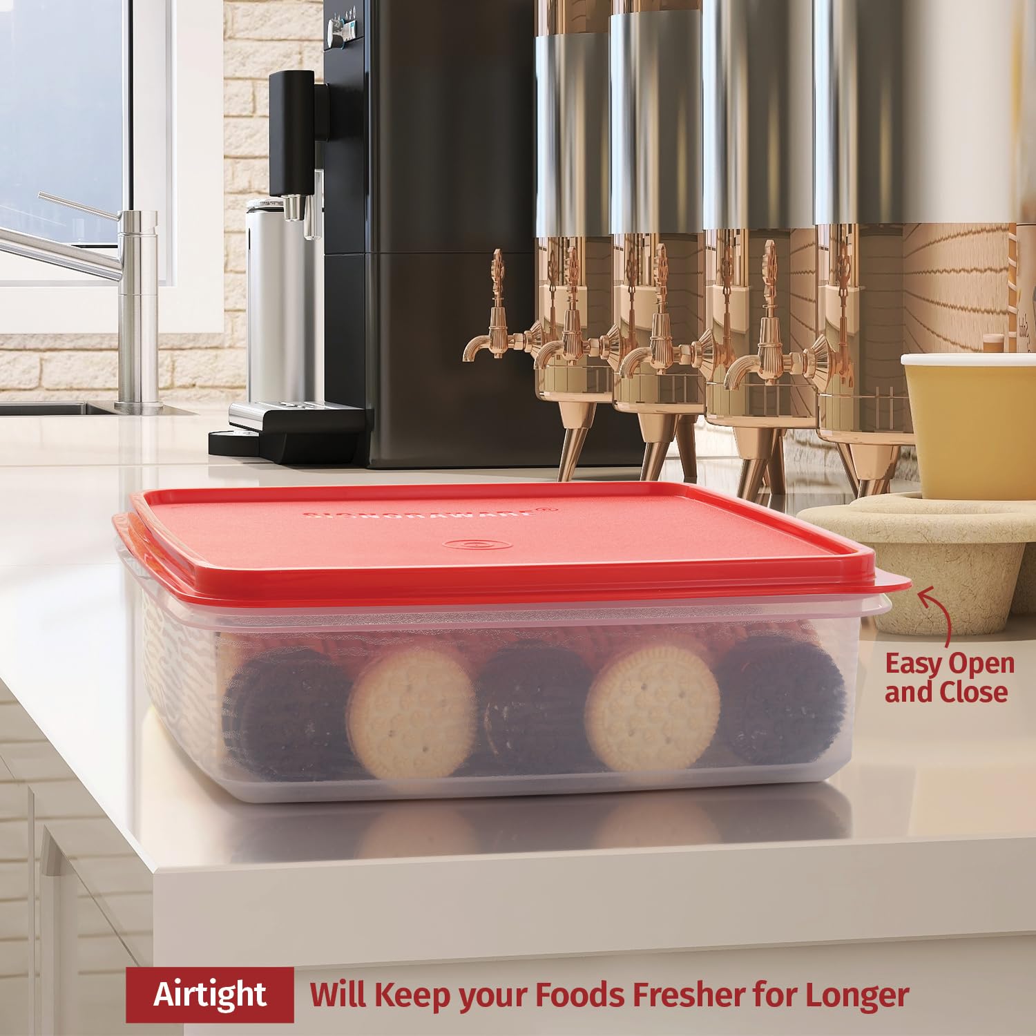 SIGNORA WARE material libres de BPA para alimentos seguros.