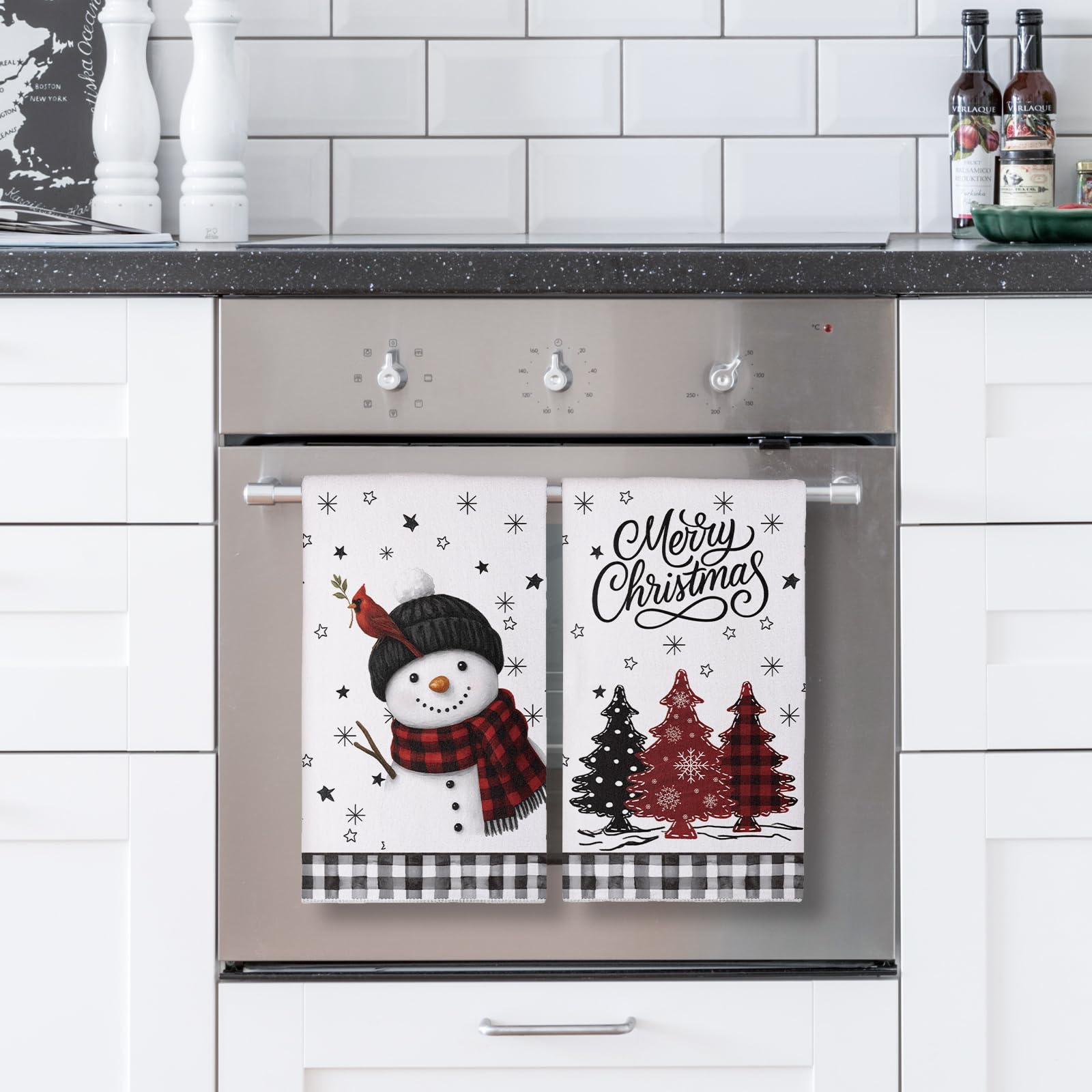 Toallas Siilues de cocina Navidad con alta absorción para derrames