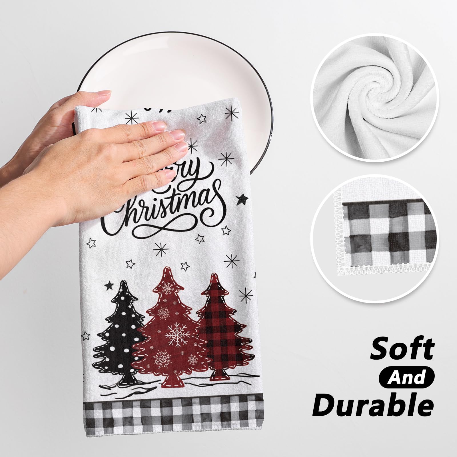 Toallas Siilues cocina Navidad decorativas para la mesa y la encimera
