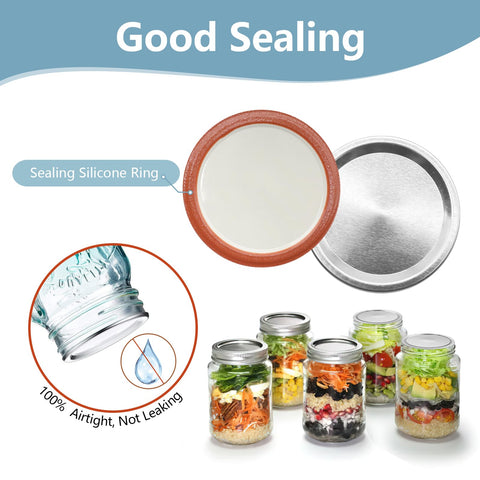 Anillo de silicona de SIJDIEE, grado alimentario para sellado a prueba de fugas.