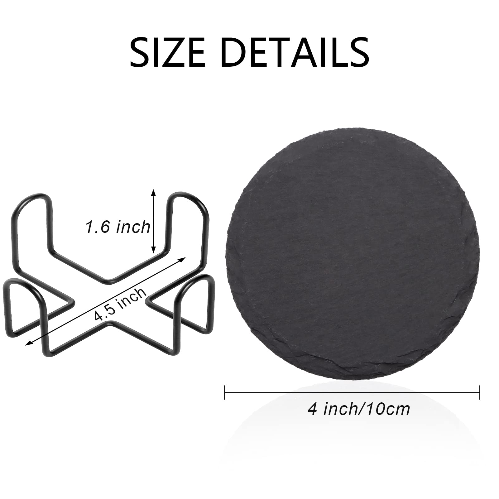 Borde irregular de pizarra añade estilo único a la mesa de SIJDIEE.