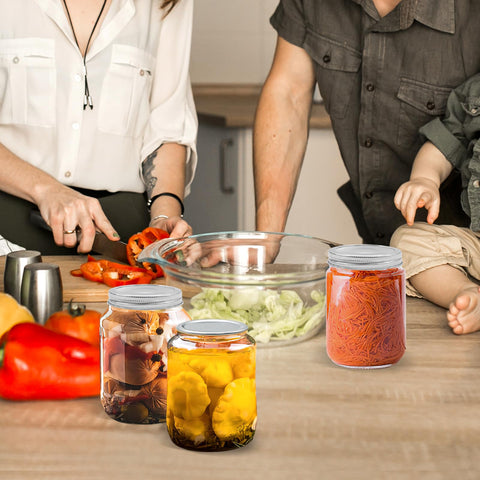 Conjunto de 200 tapas SIJDIEE para conservar diversos alimentos.