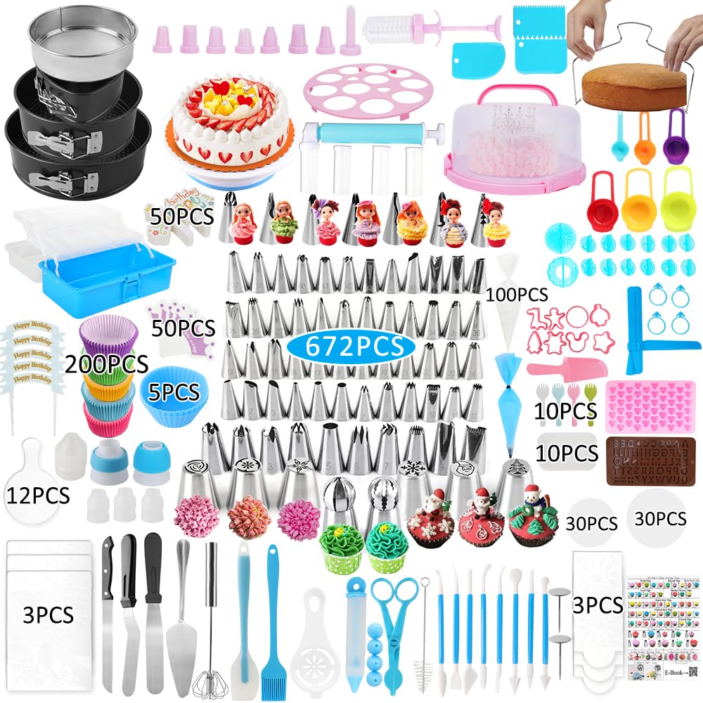 Kit de decoración SIK con organizador de tres capas para mantener herramientas ordenadas.