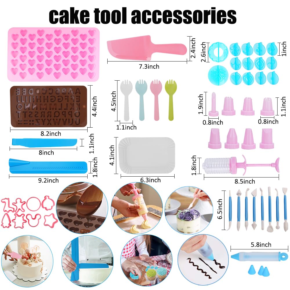 Forros para moldes y toppers decorativos SIK para presentar pasteles con estilo.