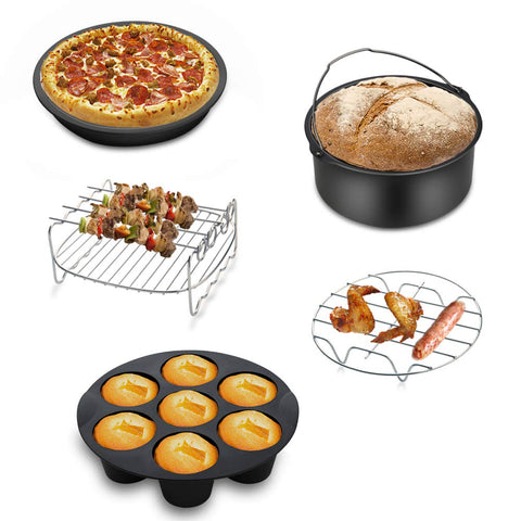 Sik moldes cupcake para freidora de aire, formas flexibles y ligeras