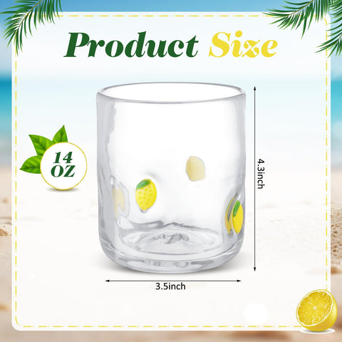 Vaso SiliFine con icono de naranja para verano y fiesta.