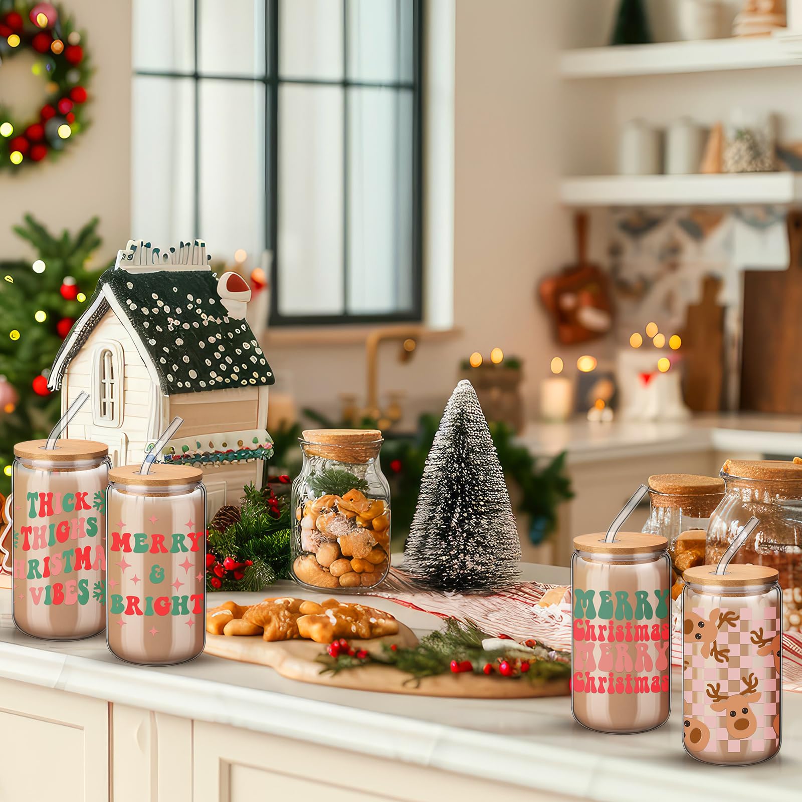 Regalo perfecto de Navidad: copas de vidrio SiliFine para ocasiones especiales.