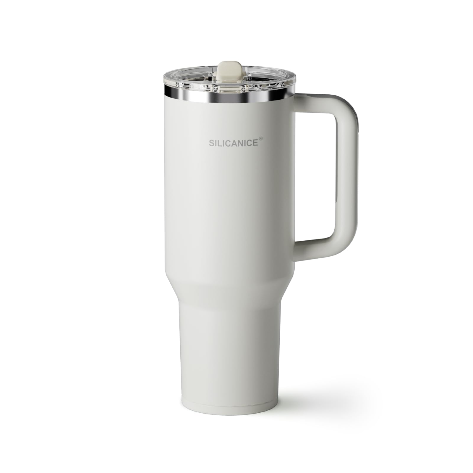 SILICANICE 40 oz con tapa plegable para evitar derrames en viajes