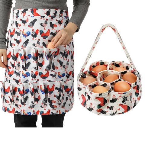 Cesta de huevos Silicherry pequeña para recolección ordenada.