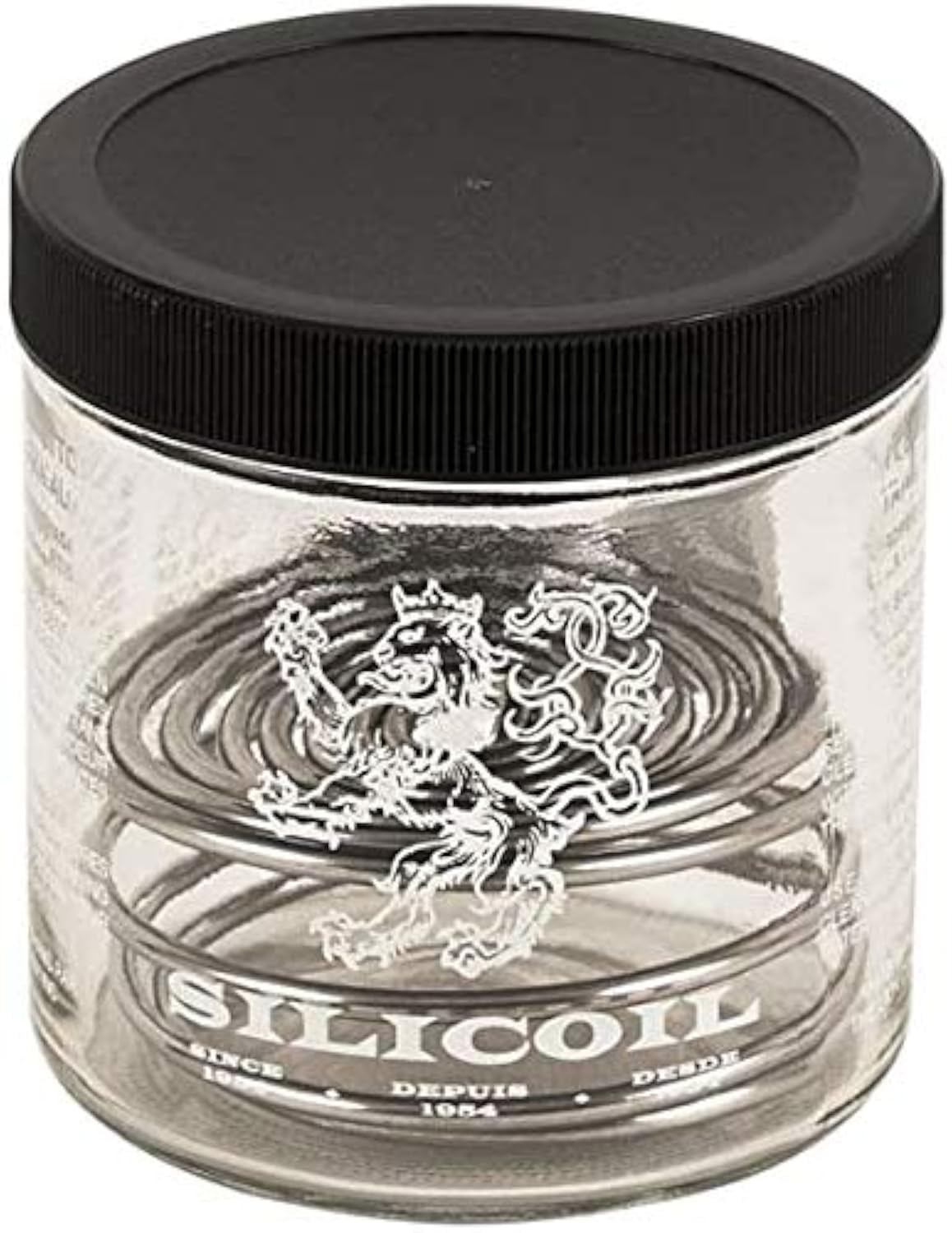 Silicoil tanque de limpieza para brochas con inserto espiral que limpia entre cerdas.