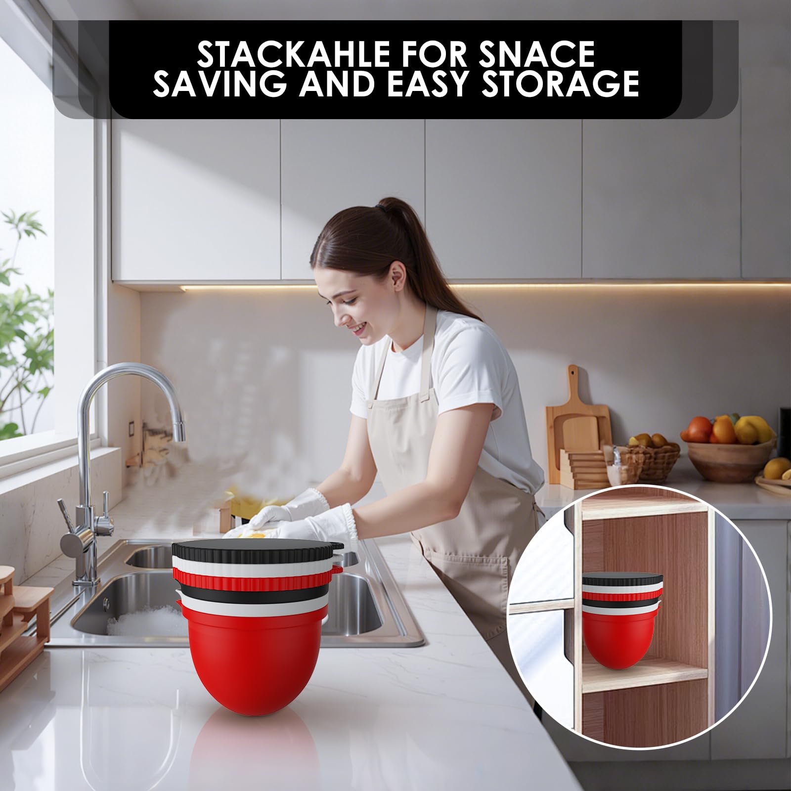 Liner de silicona KitchenAid: apto para lavavajillas y limpieza rápida.