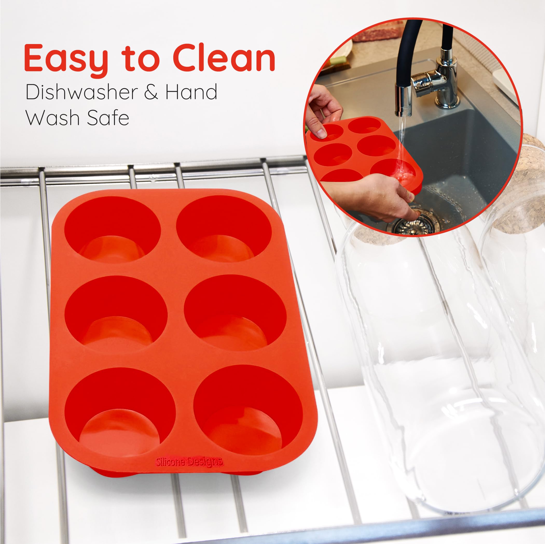 Silicone Designs horneado uniforme gracias a silicona de alta calidad.