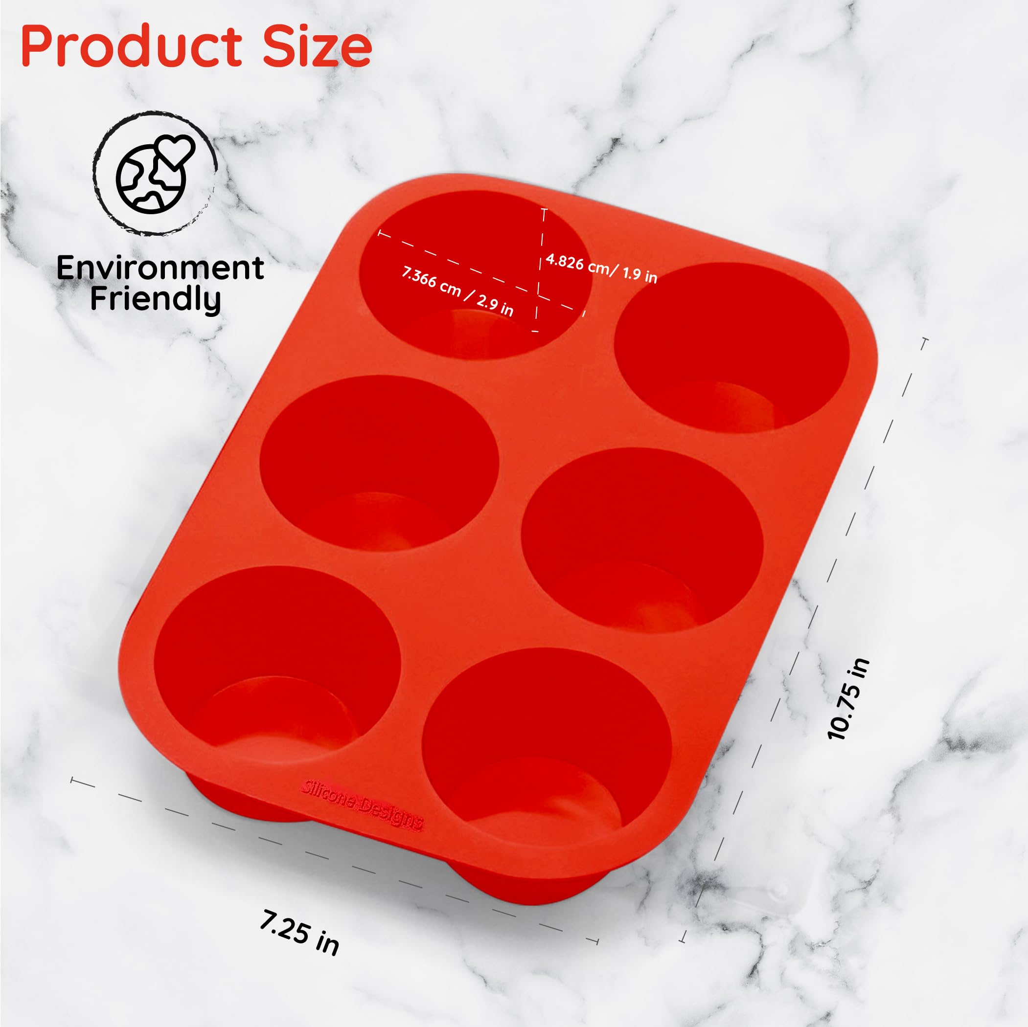 Silicone Designs silicona grado alimentario sin bisfenol A para repostería segura.