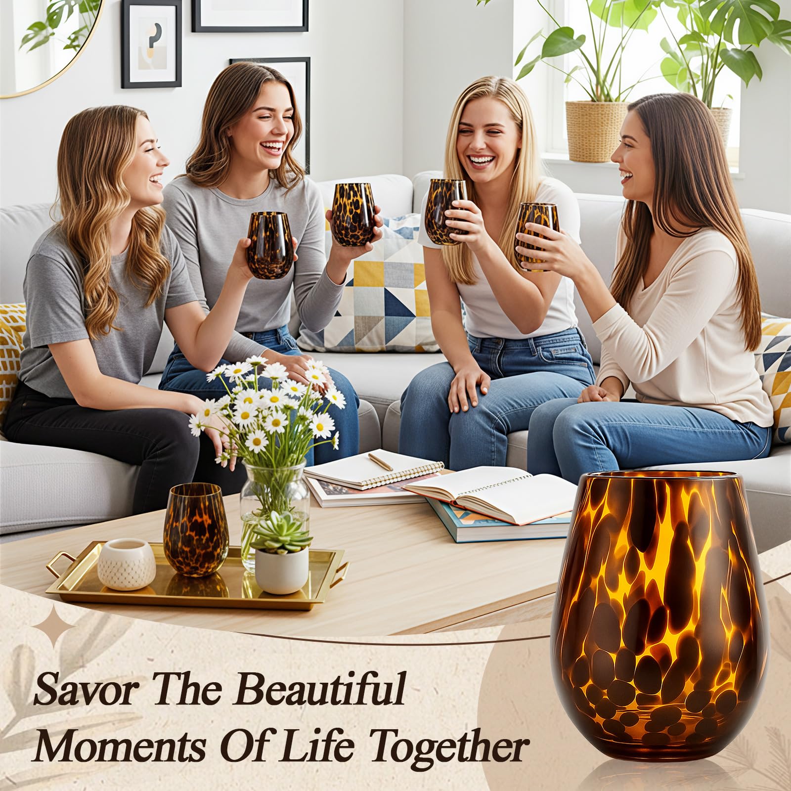 Copa versátil SiliFine para vinos o cocteles, perfecta para cualquier mesa.