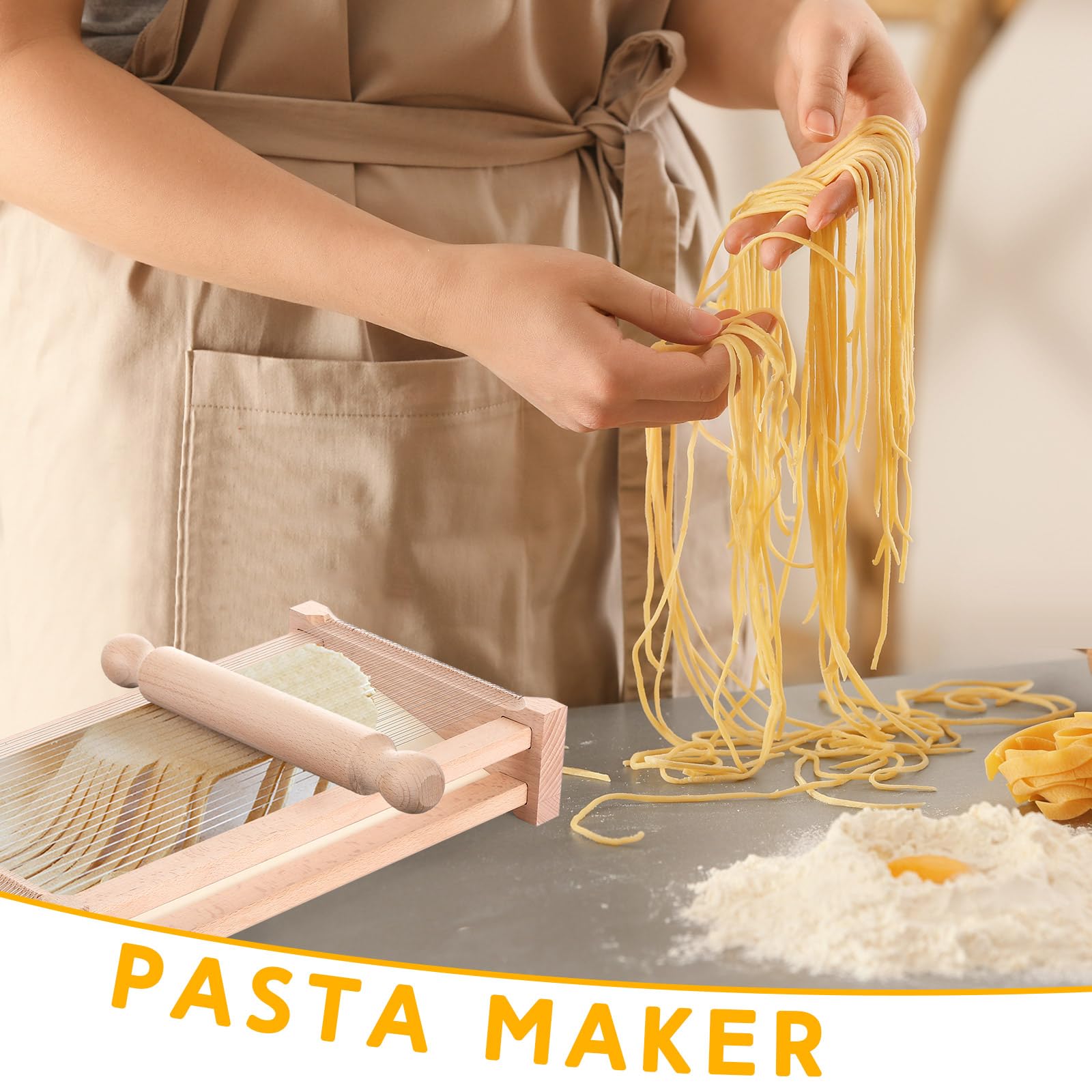 Preparación de pasta fresca con SiliFine en casa.