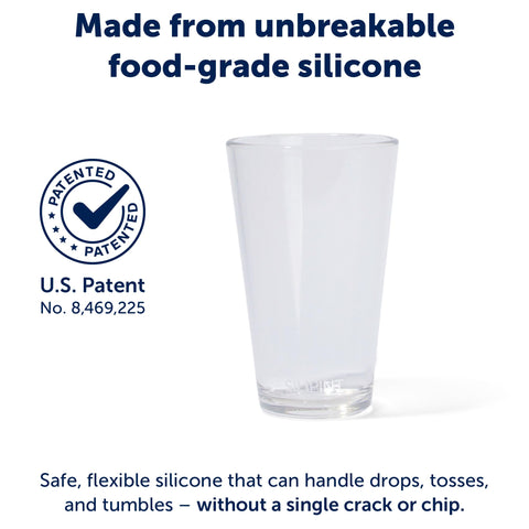 Silipint vaso silicona apto para microondas y congelador.