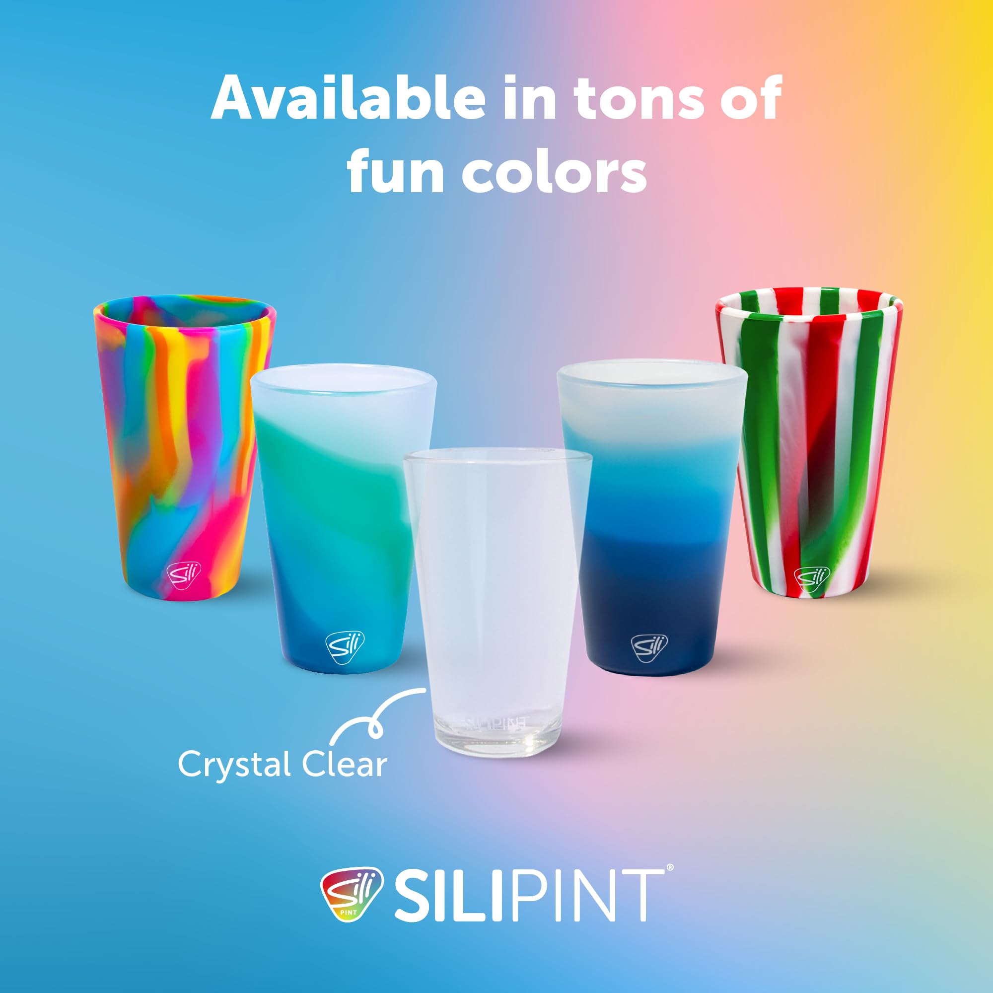 Silipint vaso silicona ligero y cómodo con agarre estable.