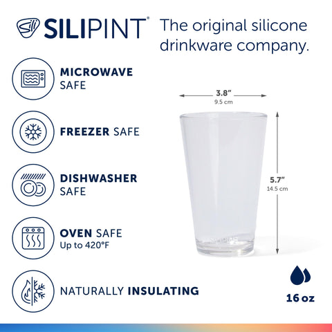 Silipint vaso silicona sin BPA para bebidas frías o calientes sin preocupaciones.