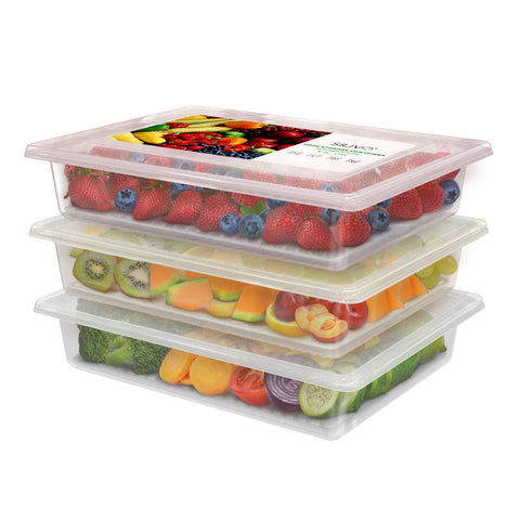 SILIVO: bandeja de drenaje para frutas y verduras frescas en el frigorífico.