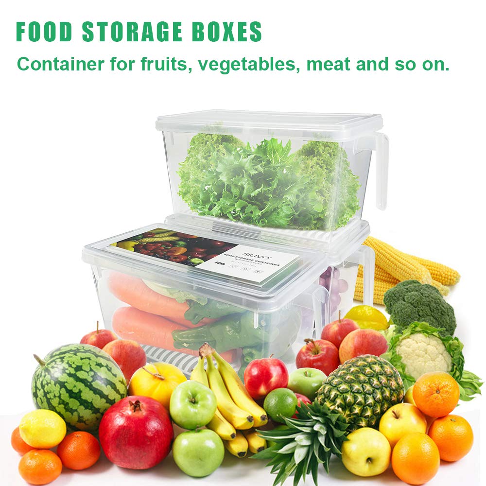 Conjunto SILIVO para organización de verduras y ensaladas en la nevera