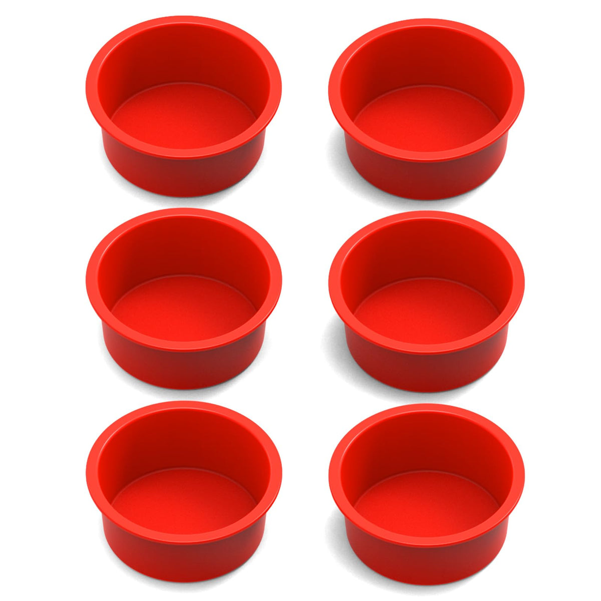 SILIVO molde pastel mini 4 pulgadas, desmolde suave para pasteles.