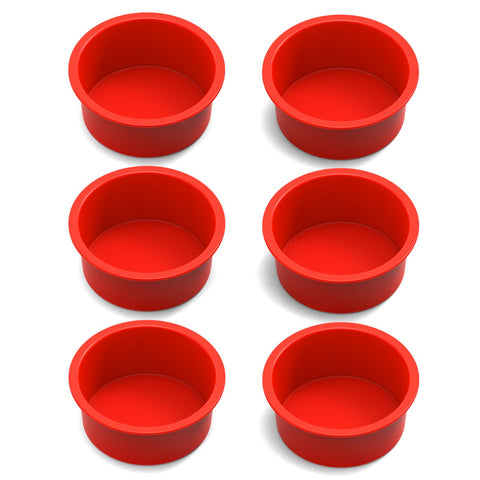 SILIVO molde pastel mini 4 pulgadas, desmolde suave para pasteles.