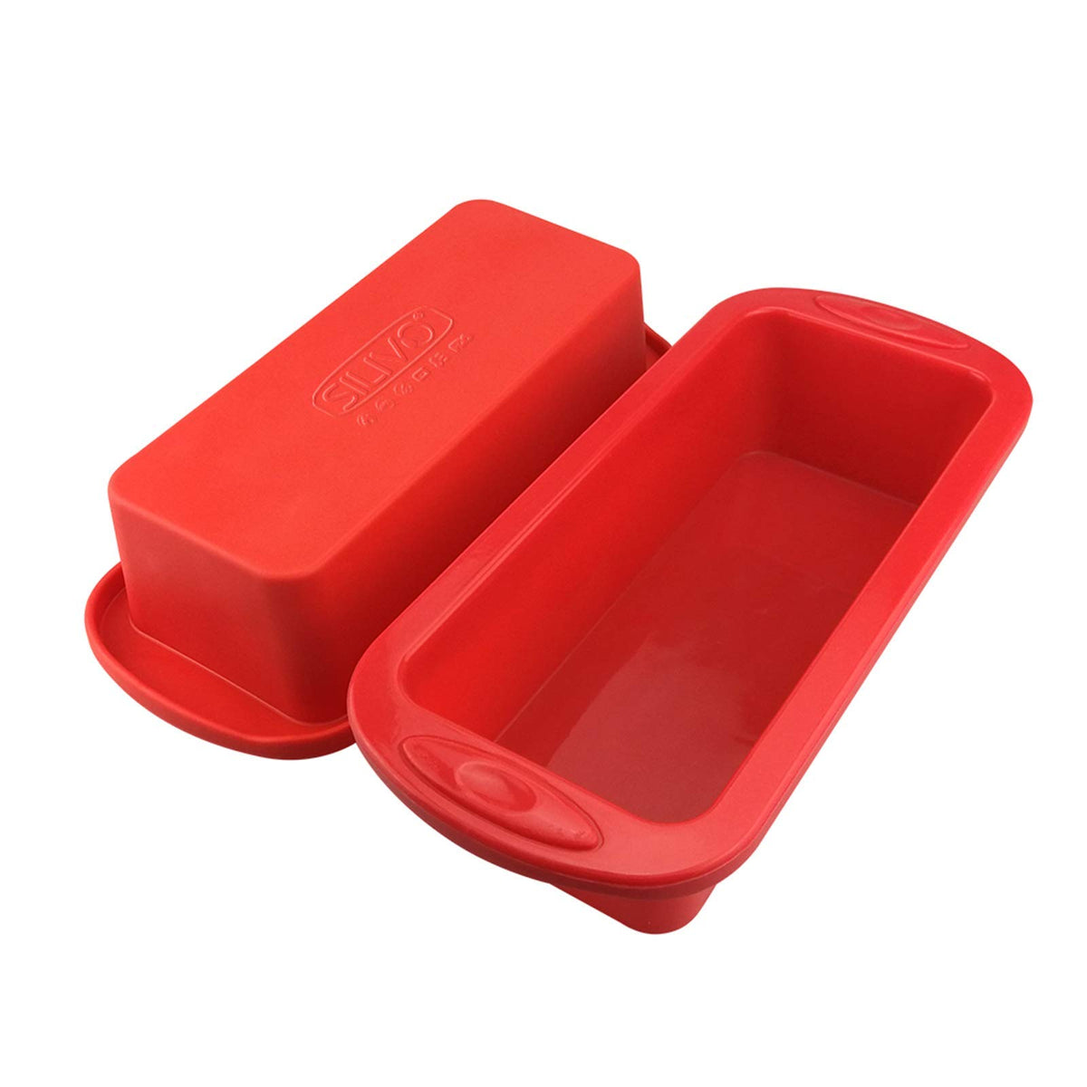 Moldes SILIVO de silicona para pan, paquete de 2, desmolde fácil.
