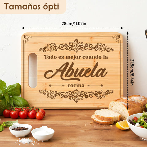 Bandeja para servir quesos y aperitivos Silkovahamd, perfecta para reuniones.