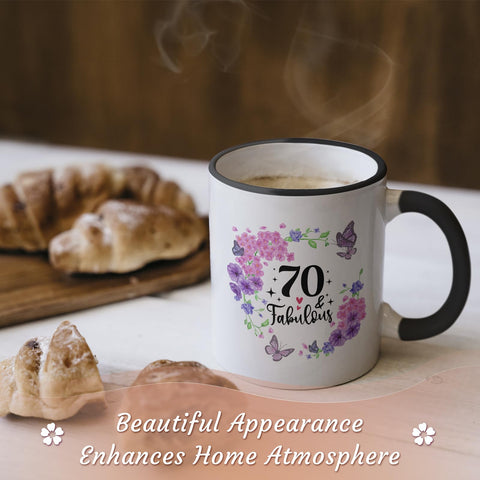 Taza Silkwishes cerámica de alta temperatura para uso diario.