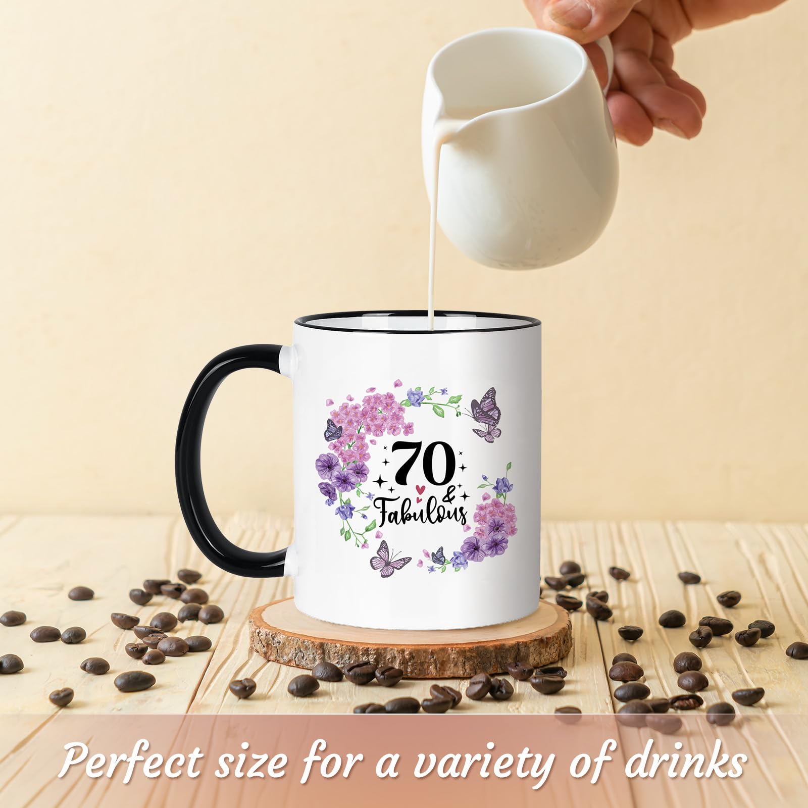 Taza Silkwishes apta para café o té en casa.