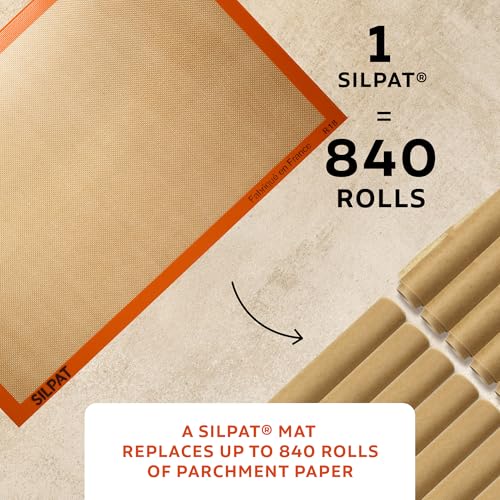 Silpat medidas 165x245, se adapta a bandejas completas de horno.