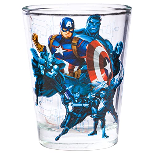 Vaso mini Hulk de Silver Buffalo, perfecto para bebidas frías en reuniones.