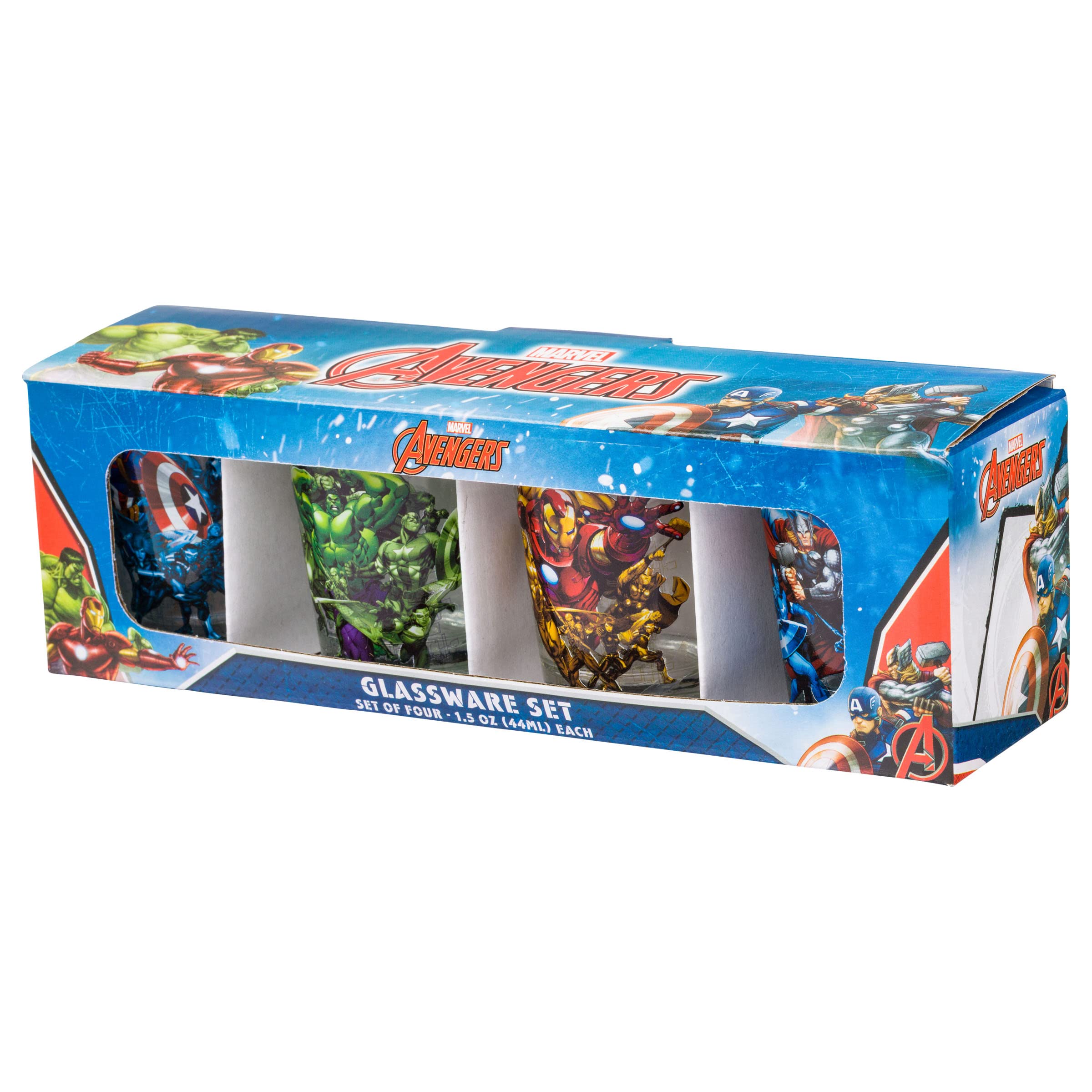 Regalo perfecto para fans de Marvel y celebraciones con Silver Buffalo Avengers.
