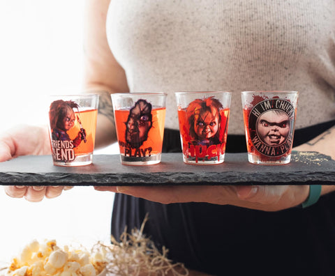 Regalo temático para amantes del horror con Silver Buffalo Chucky.