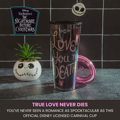 Producto oficial de Disney, Silver Buffalo, regalo para fans de Nightmare Before Christmas.