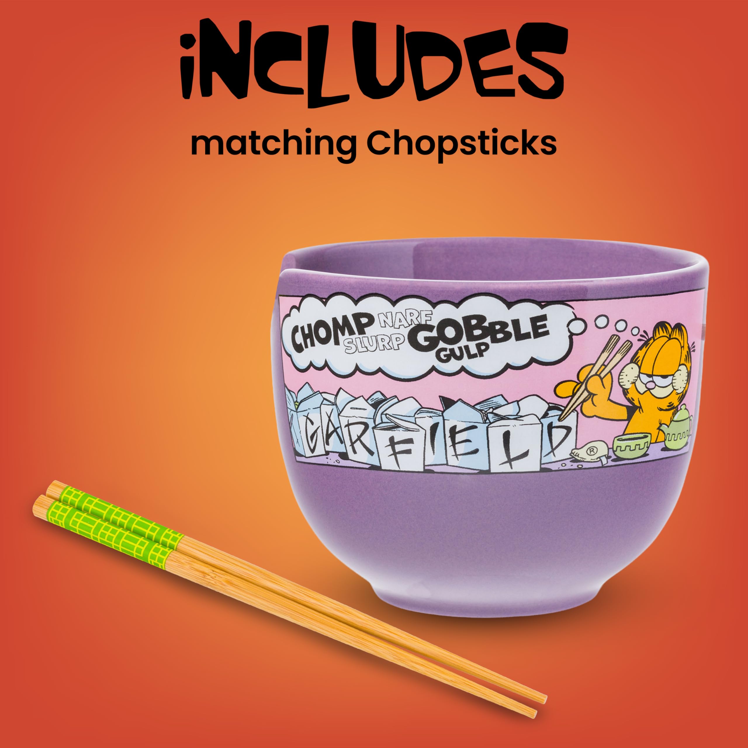 Diseño colorido Garfield en tazón Silver Buffalo, duradero para uso diario.