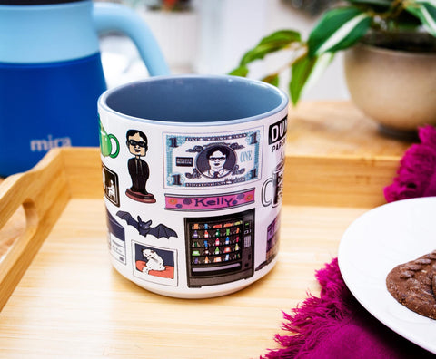 Taza Silver Buffalo con diseños icónicos de oficina