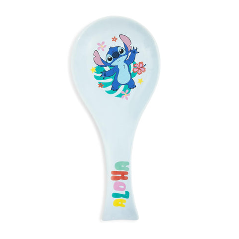 Reposacucharas Silver Buffalo Lilo y Stitch con Aloha para encimeras limpias.