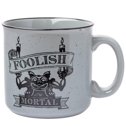 Taza camper Silver Buffalo de 20 onzas para la Mansión Embrujada, ideal para fanáticos