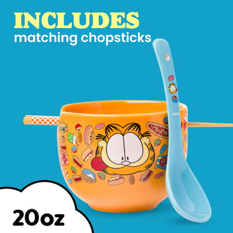 Cuchara Garfield, complemento práctico para sopas y caldos.