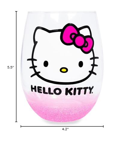 Vaso con licencia Sanrio, Silver Buffalo Hello Kitty para colección.