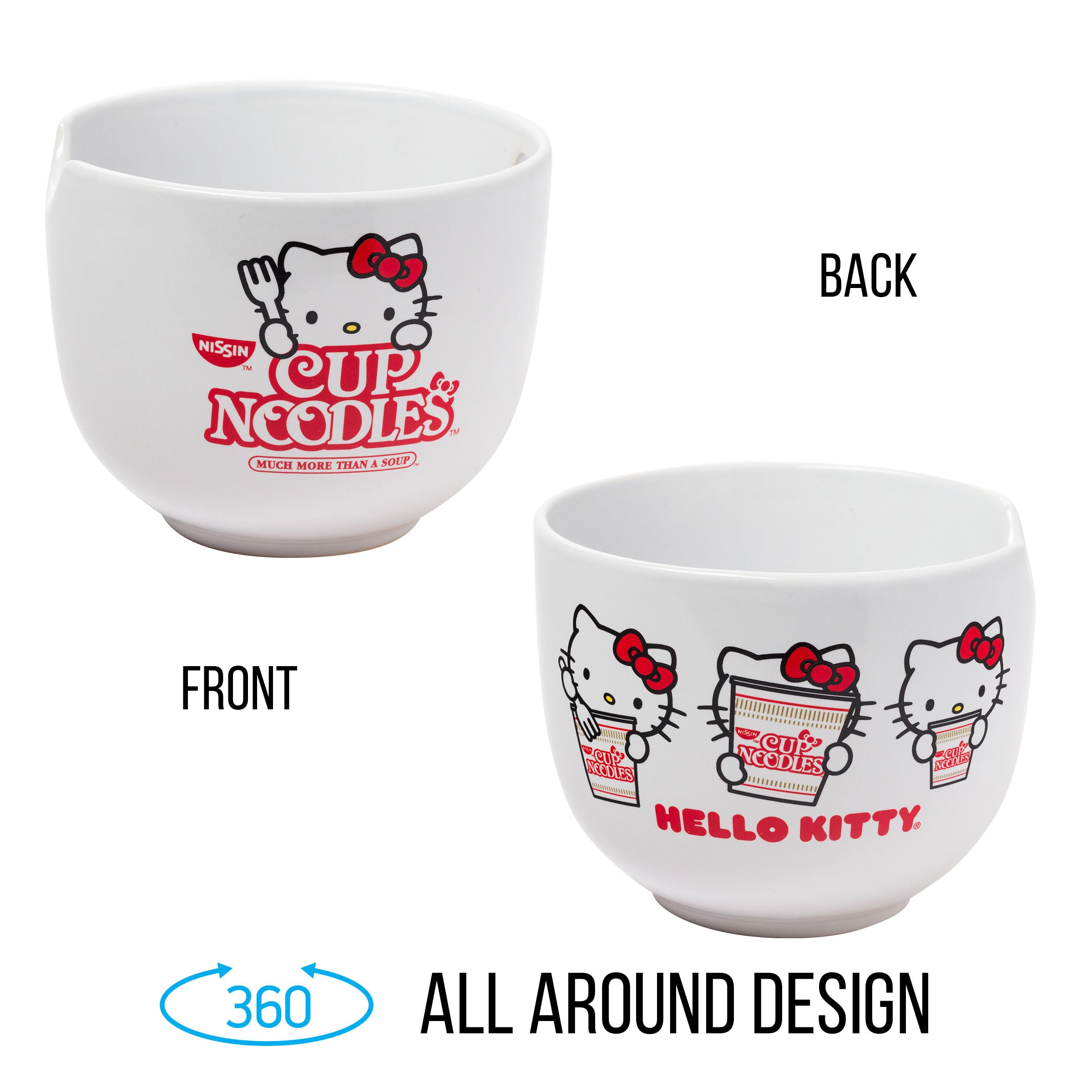 Diseño adorable Hello Kitty por Silver Buffalo, ideal para fans y familias.