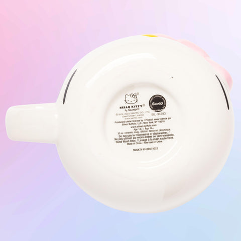 Taza coleccionable 3D de Hello Kitty para fanáticos