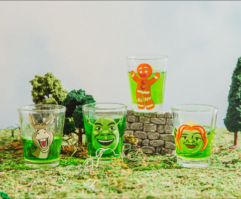 Vaso chupito Hombre de Jengibre de Silver Buffalo con diseño colorido