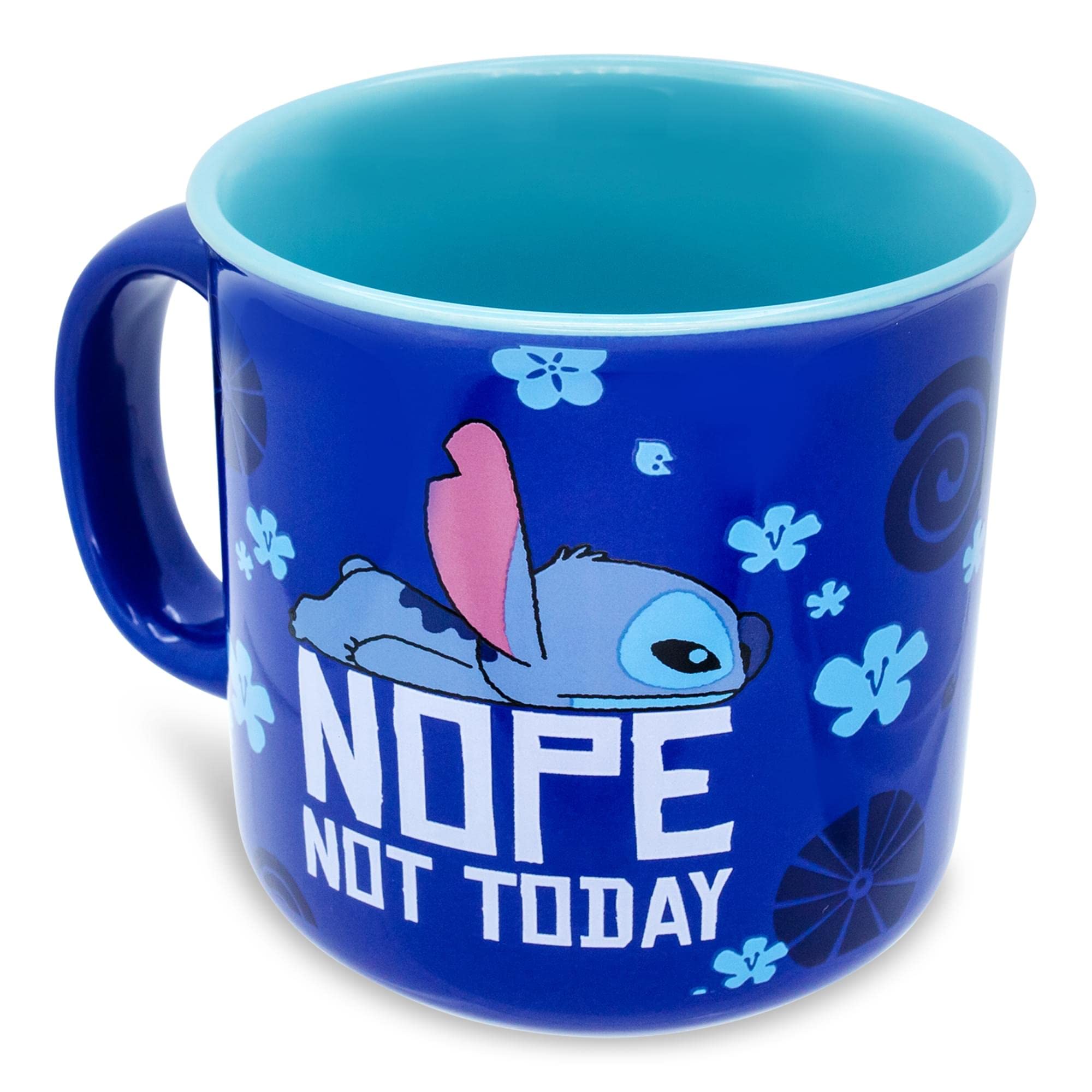Taza Silver Buffalo, inscripción 'No, hoy no', toque divertido para comenzar la mañana