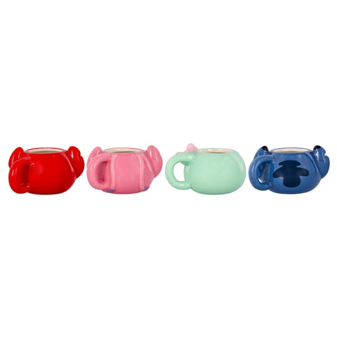 Silver Buffalo, cara de Scrump, taza mini escultada para decoración y sorbos pequeños.