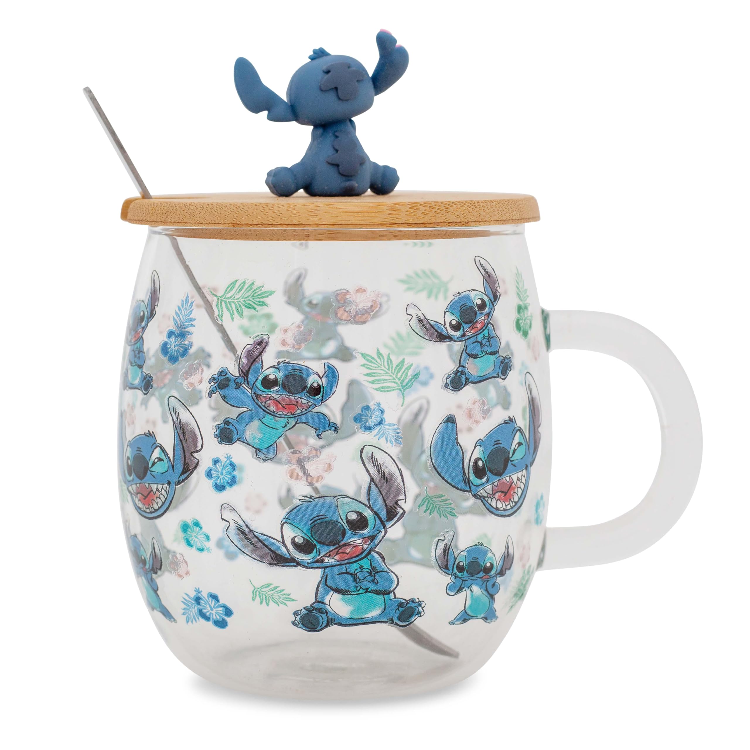 Silver Buffalo Lilo Stitch Expressions, detalle tapa con figura de Stitch